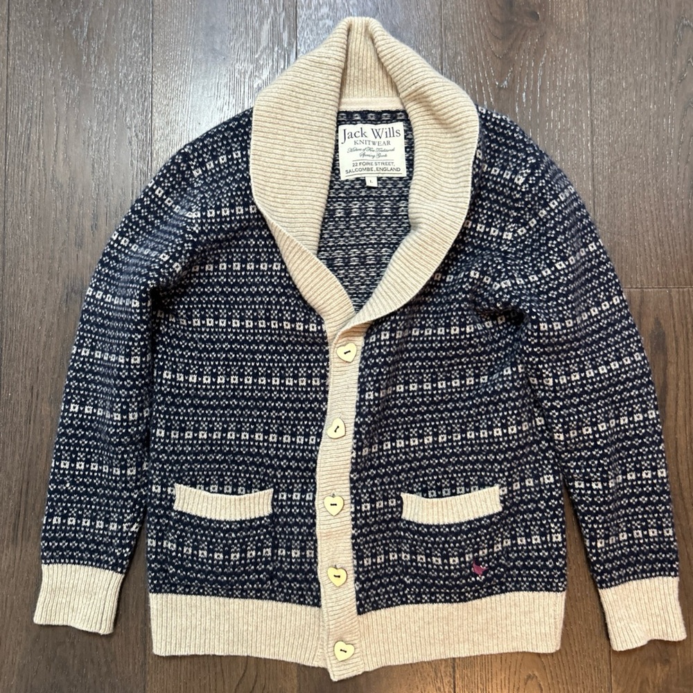 Vintage 100% Merino Wool Chunky Sweater Women's Sz Large